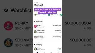 How To Create A Solana Token In Minutes (Launch Your Own Memecoin) #solana #memecoin