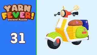 Yarn Fever! Unravel Puzzle Level 31 | Every Puzzle Solved! 🎯