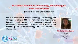 Maria Cristina Sacchi | Italy | SciTech Immuno-Microbiology 2026