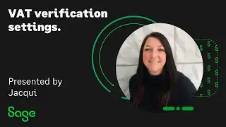 Sage 50 Accounts (UK) - VAT verification settings