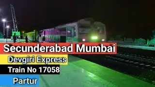 सिकंदराबाद मुंबई देवगिरी एक्सप्रेस / secunderabad mumbai devagiri express / 17058 / Junaid Vlogs