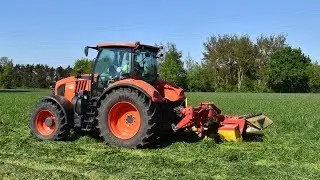 Kubota M7131 & Pöttinger Eurocat 275 H ED - gras maaien