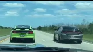 HellCat Charger Spins Out Of Control