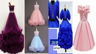 Party wear dresses for girl// new latest stylist frock and gowns 2023