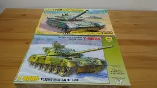 Сборная модель танка Т-80БВ и Т-80УД от компании 