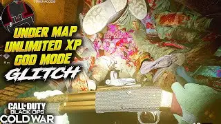 *NEW* COLD WAR ZOMBIES UNDER MAP*EASY*GOD MODE UNLIMITED XP BYPASS TELEPORT GLITCH!AFTER PATCH 1.21!