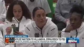 Former ND women&rsquo;s hoops players Kylee Watson, Emma Risch find new homes