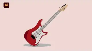 Adobe Illustrator | Designing a Guitar