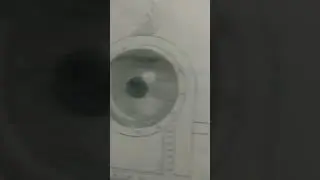 minion with realistic eye #realisticdrawing #minions