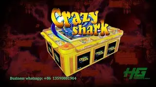 IGS Original Crazy Shark Fishing Game,Shark King Fish Game Machine Gameplay Demo