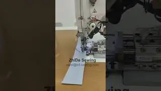 Automatic Collar and Cuff Topstitching Machine#stitch#productivity #process #performance #innovation