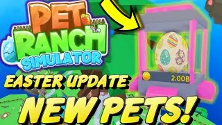 🥚PET RANCH SIMULATOR | *NEW* EASTER UPDATE  | NEW LIMITED PETS, NEW CODE, GUARANTEED PETS!🥚