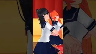 &bull;Ayano Aishi&bull; &bull;Osana Najimi&bull; 🧡💗Wiggle Wiggle MMD #yanderesimulator #mmd #ayanoaishi