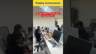 My Team Before vs After Discovering Automation 🔄⚡#officelife #ai #trend