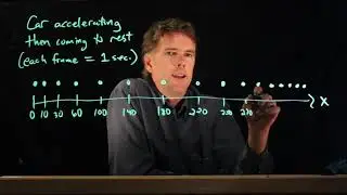 Motion Diagram for an Accelerating Car | Physics with Professor Matt Anderson | M2-02