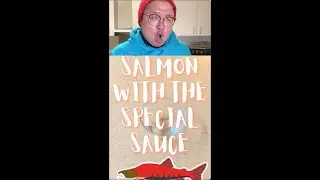 Salmon Sashimi with the Special Chili Sauce