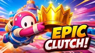 Epic Fall Guys Win! Last-Second Clutch for the Crown 👑