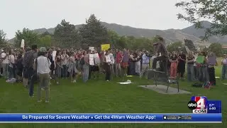 Walkout protest held at Highland High School over gun violence