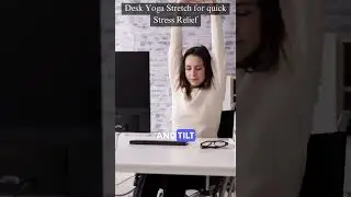 Quick Yoga Desk Stretch at Office | Stress Relief Management 🧘