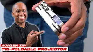 El primer proyector port&aacute;til triple plegable del mundo - Aurzen Zip