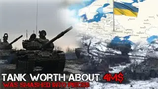Unmanned aerial vehicles (UAVs) target Russian tanks