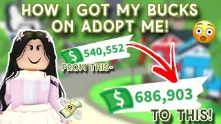 How I Earned Bucks FAST on Adopt Me!! 🤑 Easiest TIPS on how to earn bucks on Adopt Me!!🤭☺️