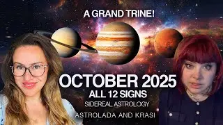 Астрология октября 2025 года. Все 12 знаков (сидерические + тропические) с доктором Краси Аттасио...