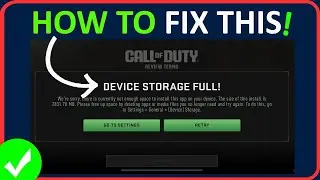 How To Fix &ldquo;Device Storage Full&rdquo; Error In Call of Duty Warzone Mobile