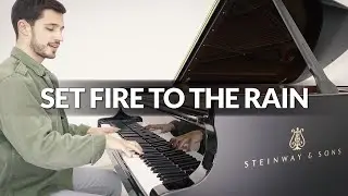 Set Fire To The Rain - Adele | Piano Cover + Sheet Music