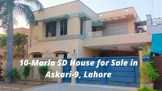 10 Marla House is Available for Sale in Askari-9, Lahore Cantt