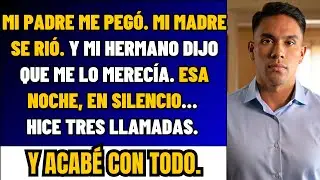 Mi padre me golpeó… esa noche hice 3 llamadas que destruyeron su vida
