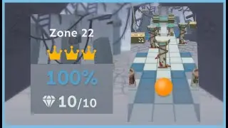 「Rolling Sky」Zone 22「Bonus Level 81」| ★★★★