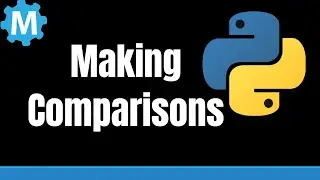 Comparison Operators in Python using Robot Mesh Studio