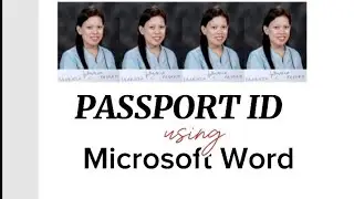 How to make Passport id using Microsoft Word | Teacher Mars