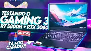 O NOTE com a RTX 3060 MAIS BARATA do mercado, ser&aacute; que vale a pena? Ideapad Gaming 3 #Bench153