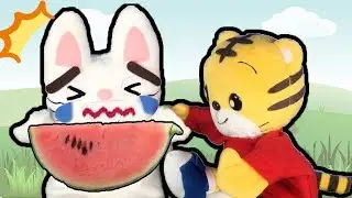 スイカのたねを のんじゃった！★しまじろう ノンタン shimajiro 호피 巧虎