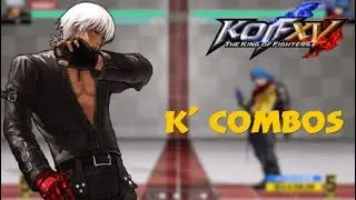 King of Fighters XV 2nd beta - Quick K' Combo Video