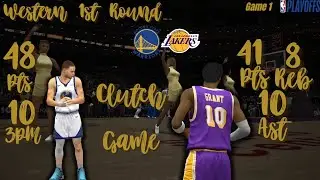 Koa Grant & Steph Curry Battle Goes Into Crunch Time! 👨‍🍳🎮 | 2027 West 1st Round Game 1