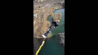 Capturing Bungee Jumping #bungee#shorts