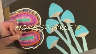 Happy New Year 2024 Magic Mushroom Art by B.R.B.