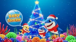 Merry Christmas Baby Shark 🦈✨  Cute Family Holiday Song | Jenny Jenna Kids