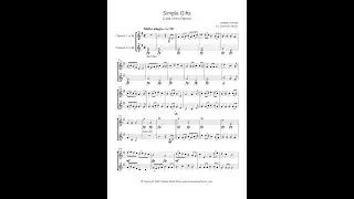 Simple Gifts (Clarinet Duet)