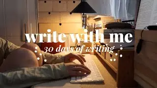 [ambience] rainy day write with me 🌧️ pomodoro timer, typing sounds, rain sounds