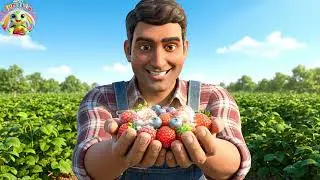 Bauer im Tal &ndash; Blasenbeeren anbauen | Deutsche Kinderlied | Nursery Rhyme | Kids Songs