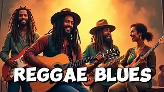 Calm Reggae Blues Instrumental 🌿 Deep Relaxing Music for Rainy Mood