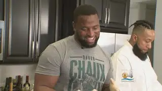 Grilling with Dolphins' Davon Godchaux