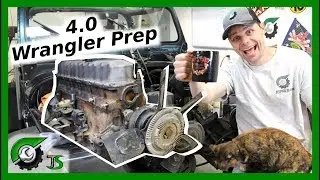 Wrangler YJ Starter Removal and Engine Prep.