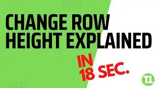 Как изменить высоту строки. Объяснение за 18 секунд. Google Таблицы Excel 🤯#googlesheets #excel