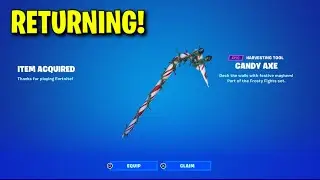 CANDY AXE RETURN RELEASE DATE in FORTNITE ITEM SHOP! (Candy Axe Pickaxe Returning 2025)