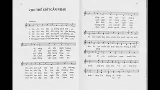 Cho Thế Giới Gần Nhau - St Lm Anton Nguyễn Cao Si&ecirc;u - Ca Đo&agrave;n Mẹ L&ecirc;n Trời Gx Kim Dinh